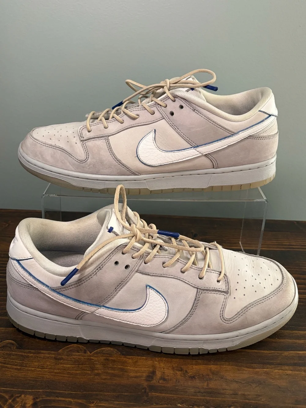 Nike Dunk Low Wolf Grey Pure Platinum Men’s Sneakers, Size 13